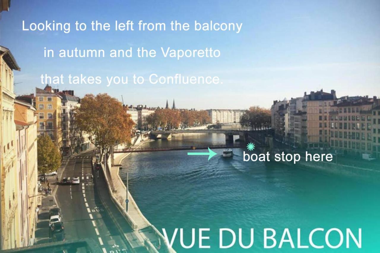 Appartement Haussmannien D'Artiste, Exception, Quai De Saone Balcon+Parking 里昂 外观 照片