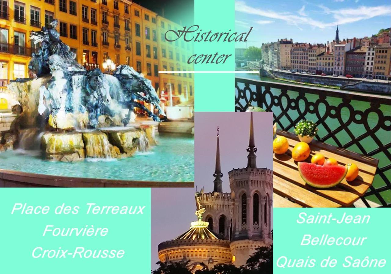 Appartement Haussmannien D'Artiste, Exception, Quai De Saone Balcon+Parking 里昂 外观 照片